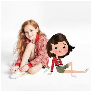 Janie and Jack x Juno Valentine Cherry Red Bandana Bomber Jacket Girls 6 Zip Up